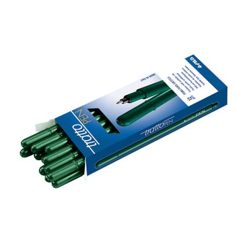 Penna a punta sintetica TRATTO Pen 2 mm verde F830704