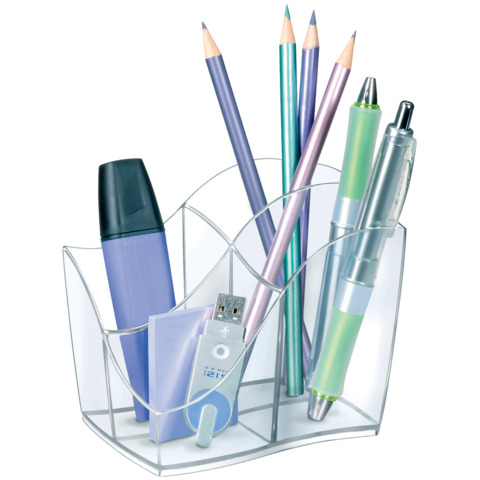 Organizer Ellypse CEP in polistirolo con 4 scomparti trasparente 11,8×8,9×9,8 cm 1003400111