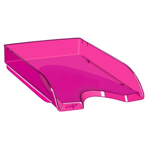 Vaschetta portacorrispondenza CepPro Happy impilabile CEP in polistirene rosa max 450 fogli rosa indiano – 1002000791