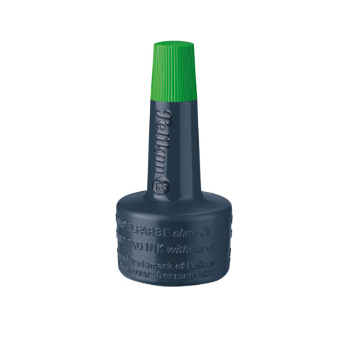 Inchiostro per timbri senza olio Pelikan flacone 28 ml verde 100436066