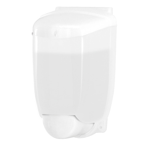 Distributore di sapone liquido 12,5×11,5×21 cm Hylab in plastica 1000 ml bianco – U-SO/1-ECOS