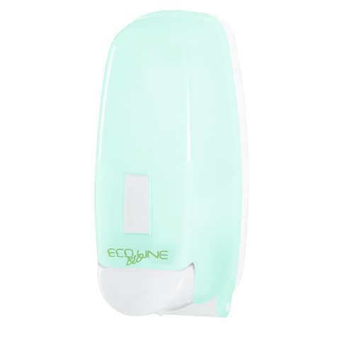 Distributore di sapone schiuma con cartuccia 12,5×12,6×26,5 cm Hylab in PPL capacità 800 ml verde opalino E-SO/8C-S