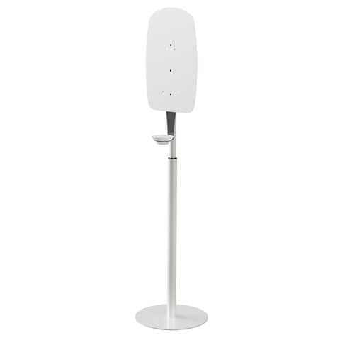 Supporto telescopico in metallo grigio per distributore elettronico gel – h130 cm – (dosatore e altri comp.ti ESCLUSI)