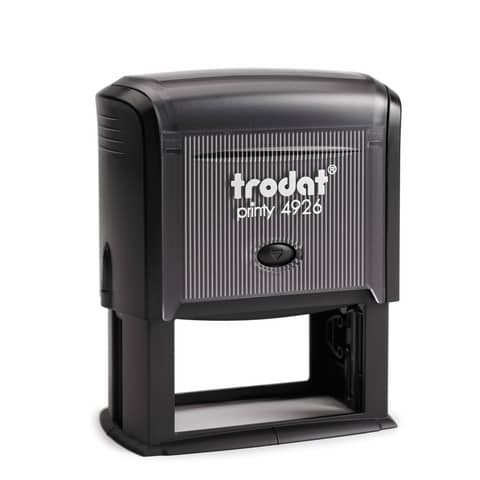 Timbro autoinchiostrante Trodat PRINTY 4926 in plastica 75×38 mm nero 165872