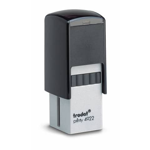 Timbro autoinchiostrante Trodat PRINTY 4922 in plastica 20×20 mm nero 69666