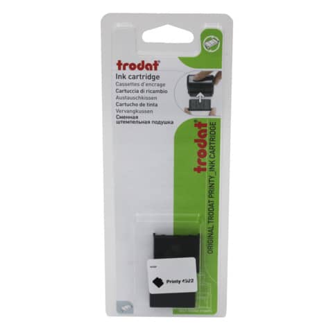 Cartucce di ricambio per PRINTY 4922 Trodat in feltro nero blister da 2 pezzi – 83308