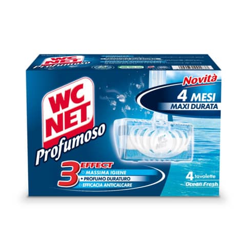 Tavolette WC Net Profumoso ocean fresh 4×34 grammi – 7005592