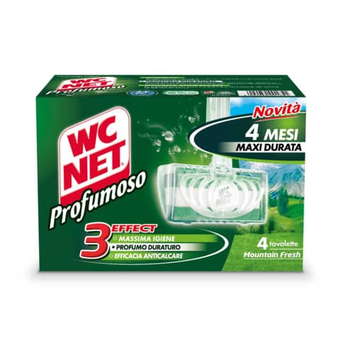 Tavolette WC Net Profumoso mountain fresh 4×34 grammi 7005595