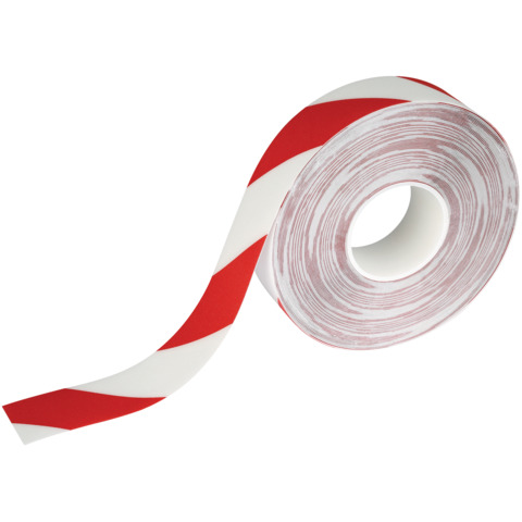 Bobina di nastro antiscivolo adesivo DURABLE DURALINE 50/07 rosso segnale-bianco – 1726132