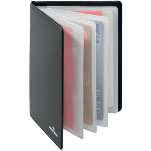 Porta carte di credito DURABLE RFID Secure 54×86 mm antracite per 8 carte 230958