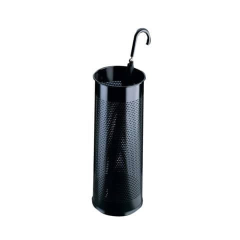 Portaombrelli DURABLE acciaio verniciato nero capacità 28,5 lt – Ø 26 cm – h 62 cm – 335001