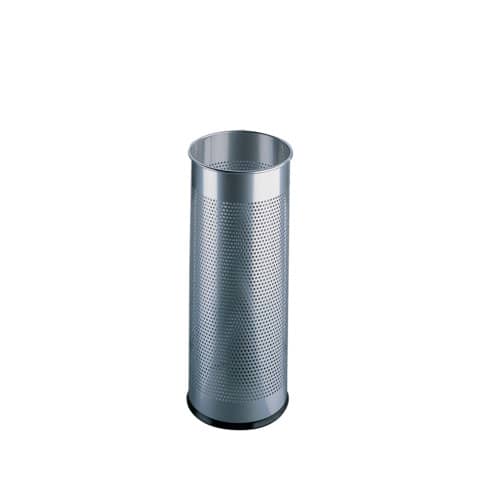 Portaombrelli DURABLE acciaio verniciato argento metallizzato capacità 28,5 lt – Ø 26 cm – h 62 cm – 335023