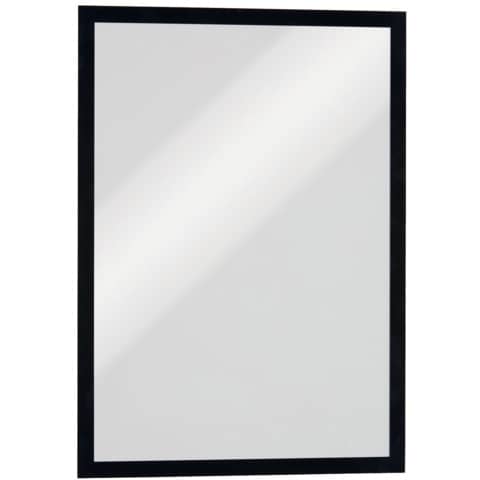 Cornici con pannello magnetico DURABLE DURAFRAME® MAGNETIC A3 PVC rigido nero 323x446mm  conf. 5 – 486801