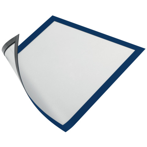Cornici con pannello magnetico DURABLE DURAFRAME® MAGNETIC A4 PPL rigido blu scuro 236×323 mm  conf. 5 – 486907