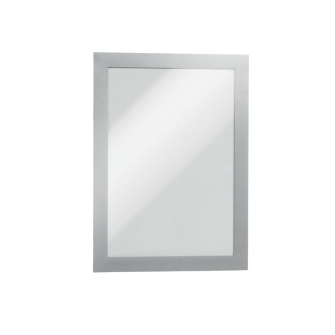 Cornici con pannello magnetico DURABLE DURAFRAME® A5 PPL argento metallizzato 236x176mm  conf. 2 – 487123