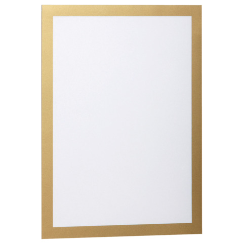 Cornici con pannello magnetico DURABLE DURAFRAME® A4 PPL oro 236x323mm conf. 2 – 487230