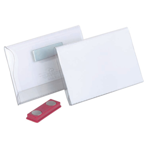 Portanomi DURABLE con magnete trasparente inserto 54x90mm conf. 25 – 811719