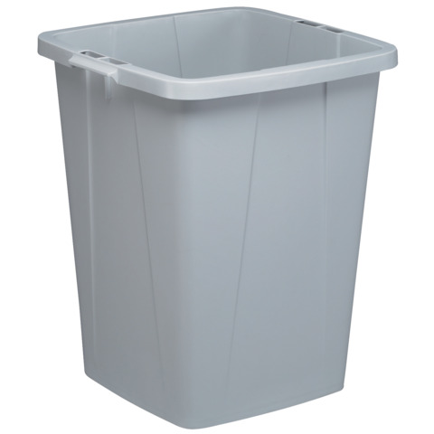 Contenitore portarifiuti DURABLE DURABIN 90 L polipropilene grigio 1800474050