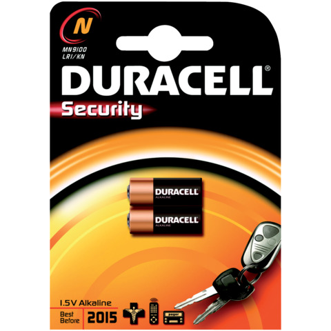 Batterie alcaline Duracell N (MN9100) apri cancello/macchina MN9100 conf. da 2 – DU26