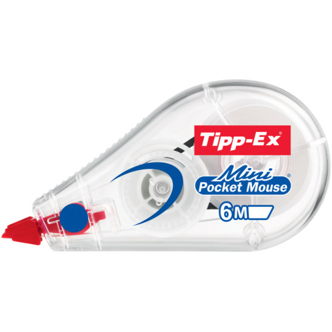 Correttore a nastro TIPP-EX Mini Pocket Mouse 5 mm x 6 m assortiti 9325641