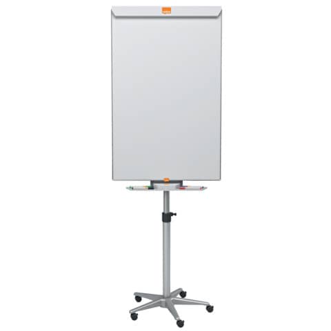 Portablocco magnetico a cavalletto Nobo Classic mobile in acciaio bianco 69×190 cm – 1902386