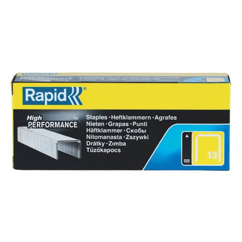 Punti metallici Rapid Super Strong a filo fine 13/4 conf. da 5000 – 11825700