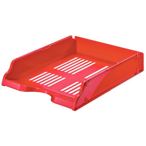 Vaschette portacorrispondenza Esselte TRANSIT Standard polistirene rosso 26×33,6×7,6 cm – 15656