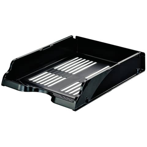 Vaschette portacorrispondenza Esselte TRANSIT Standard polistirene nero 26×33,6×7,6 cm – 15657