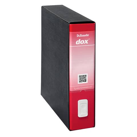 Registratore a leva DOX9 formato speciale 35,5×31,7 cm – dorso 8 cm trattata antimpronta rosso – 000212B1