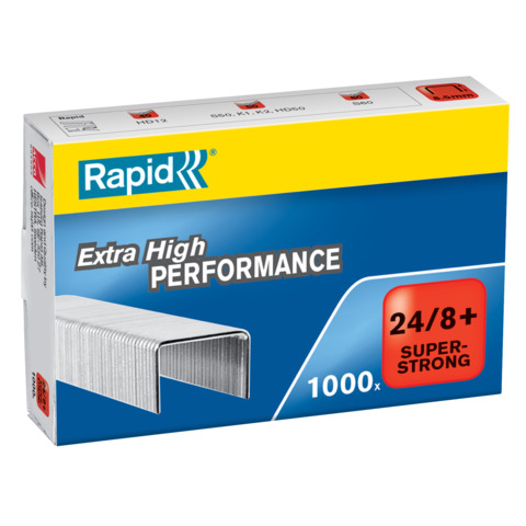 Punti metallici Rapid Super Strong 24/8+  conf. da 1000 – 24858500