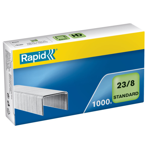 Punti metallici Rapid Standard 23/8  conf. da 1000 – 24869200