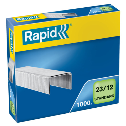 Punti metallici Rapid Standard 23/12  conf. da 1000 – 24869400