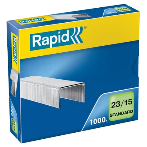 Punti metallici Rapid Standard 23/15  conf. da 1000 – 24869600