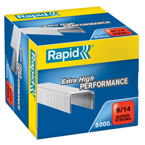 Punti metallici Rapid Super Strong 9/14  conf. da 5000 – 24871500