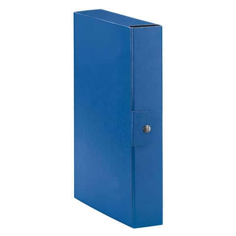 Cartelle portaprogetti Esselte C26 EUROBOX dorso 6 cm presspan biverniciato blu  – 390326050