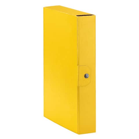 Cartelle portaprogetti Esselte C26 EUROBOX dorso 6 cm presspan biverniciato giallo – 390326090