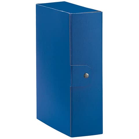 Cartelle portaprogetti Esselte C30 EUROBOX dorso 10 cm presspan biverniciato blu – 390330050