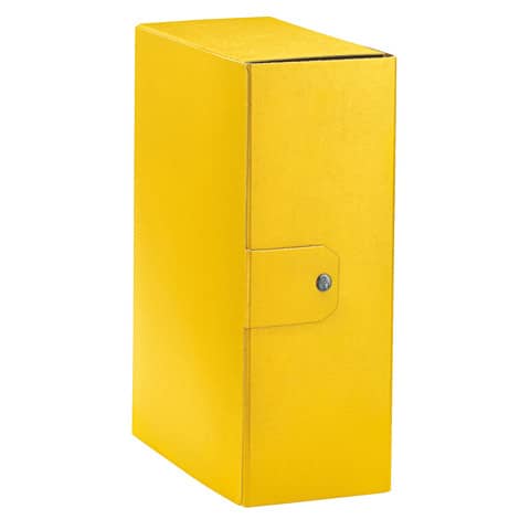 Cartella portaprogetti Esselte C32 EUROBOX dorso 12 cm presspan biverniciato giallo – 390332090