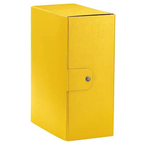 Cartella portaprogetti Esselte C35 EUROBOX 25×35 cm – dorso 15 cm presspan biverniciato giallo – 390335090