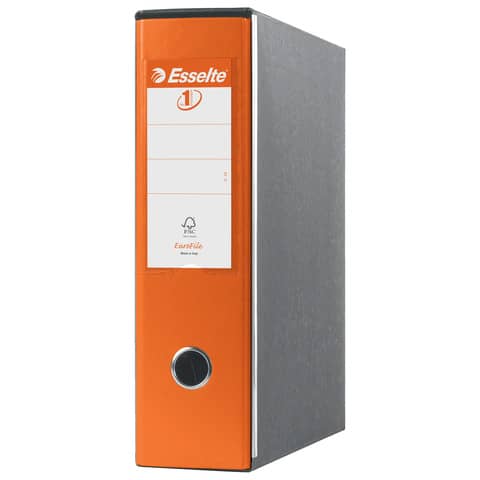 Registratori con custodia Esselte G53 Eurofile commerciale Dorso 8 cm cartone rivestito in PP arancione – 390753200