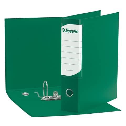 Registratore con custodia Esselte G95 BUSINESS protocollo Dorso 8 cm cartone plastificato verde – 390795180