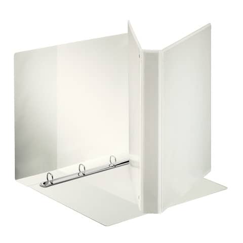 Raccoglitore personalizzabile Esselte Display Maxi 4 anelli tondi 26×32 cm bianco dorso 3,9 cm bianco – 394752000