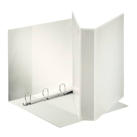 Raccoglitore personalizzabile Esselte Display Maxi a 4 anelli a D 28×32 cm dorso 6 cm bianco – 394753000