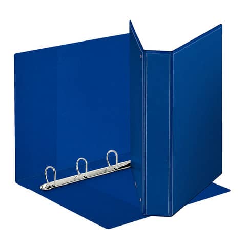 Raccoglitore personalizzabile Esselte Display a 4 anelli a D 40mm PP dorso 6 cm blu – 394753500