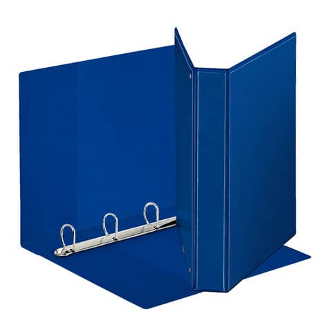 Raccoglitore personalizzabile Esselte Display a 4 anelli a D 30mm PP eco-comp. blu formato Maxi – 394756500