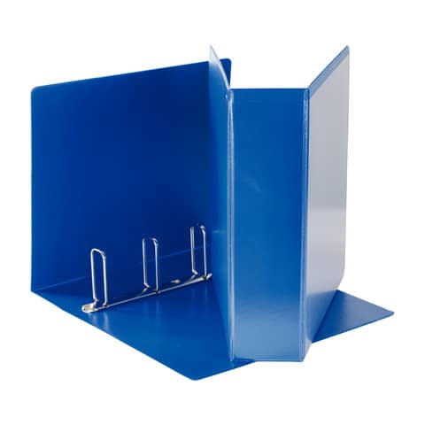 Raccoglitore personalizzabile Esselte Display a 4 anelli a Q 65mm PP eco-comp. blu formato Maxi – 394758500