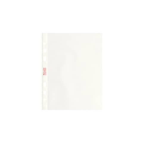 Buste a perforazione universale goffrate Esselte OFFICE 15×21 cm trasparente antiriflesso  conf.25 – 395612200