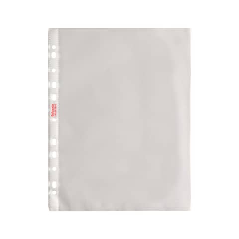 Buste a perforazione universale goffrate Esselte DELUXE 22×30 cm trasparente antiriflesso  conf.100 – 395697600