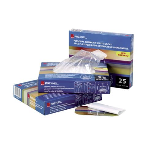 Sacchetti di plastica per distruggidocumenti Rexel AS 40 L conf. da 100 – 40060