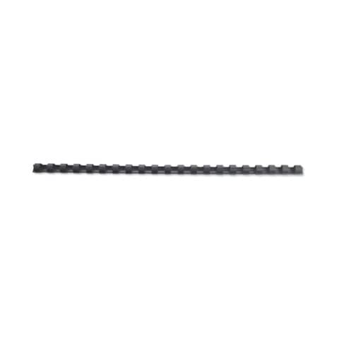 Dorsi plastici a 21 anelli GBC CombBind 8 mm A4 nero – fino a 45 fogli conf da 100 dorsi – 4028174